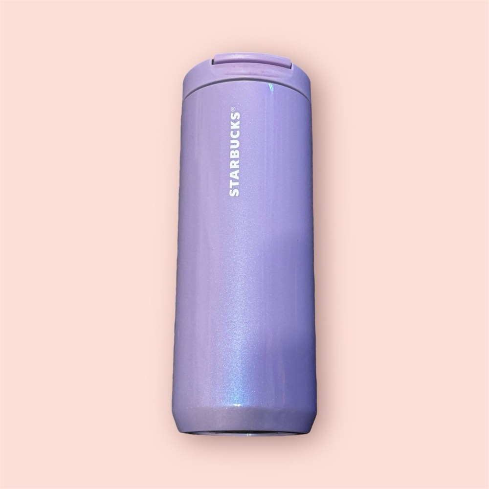 Starbucks Lavender and Black Tumbler